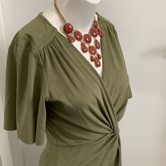 Kensie green suede pullover dress - Picture 5 of 13
